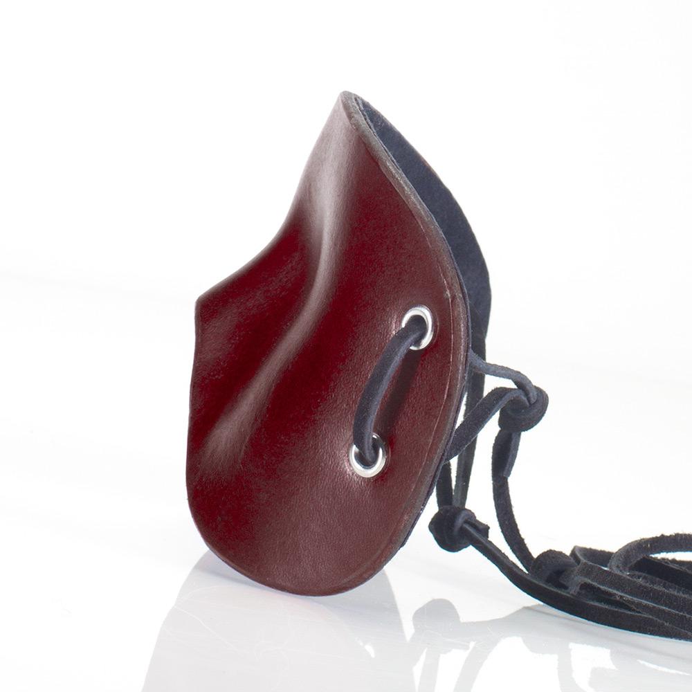 Classic Molded Leather Mask [Suede-Lined]