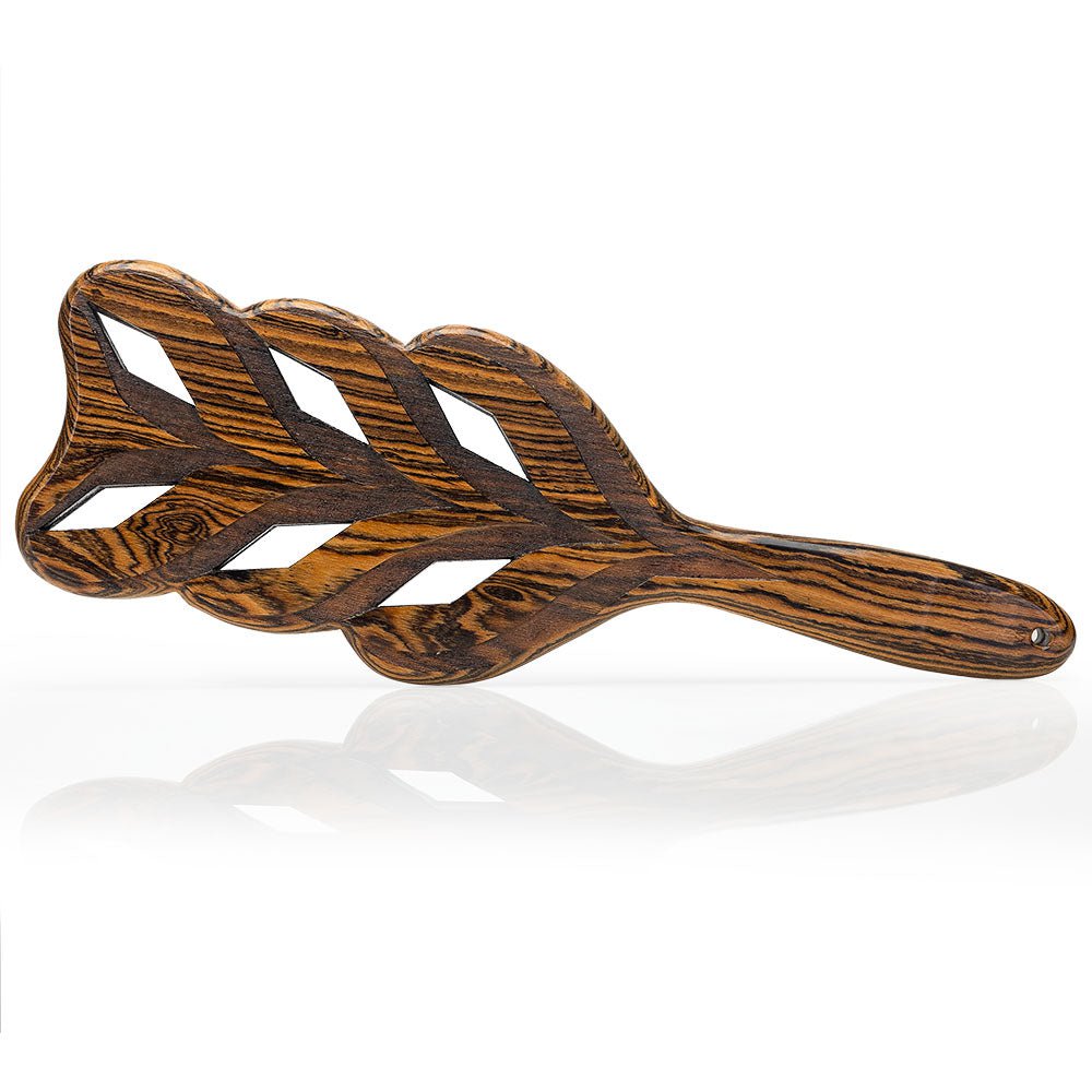 Bocote Braid Spanking Paddle | Premium Handmade BDSM Paddles by LVX Supply 