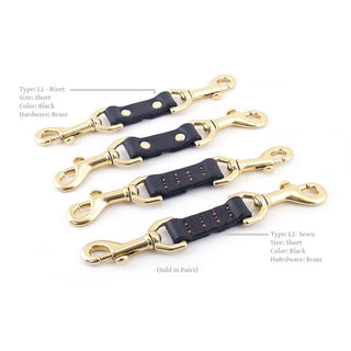Leather Bondage Restraint Clips | Handmade BDSM by LVX Supply