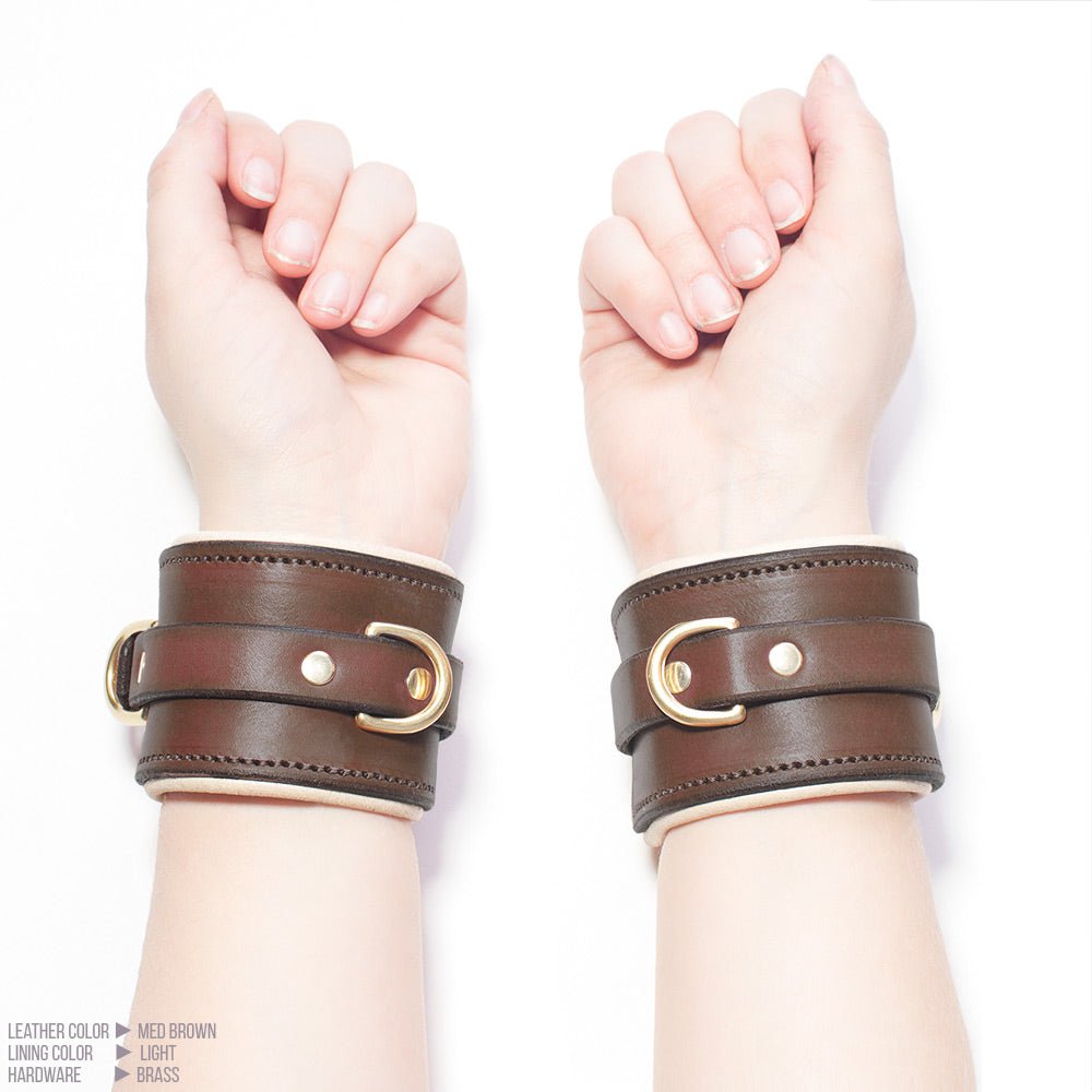 Padded Leather Collar & Cuffs [SET]