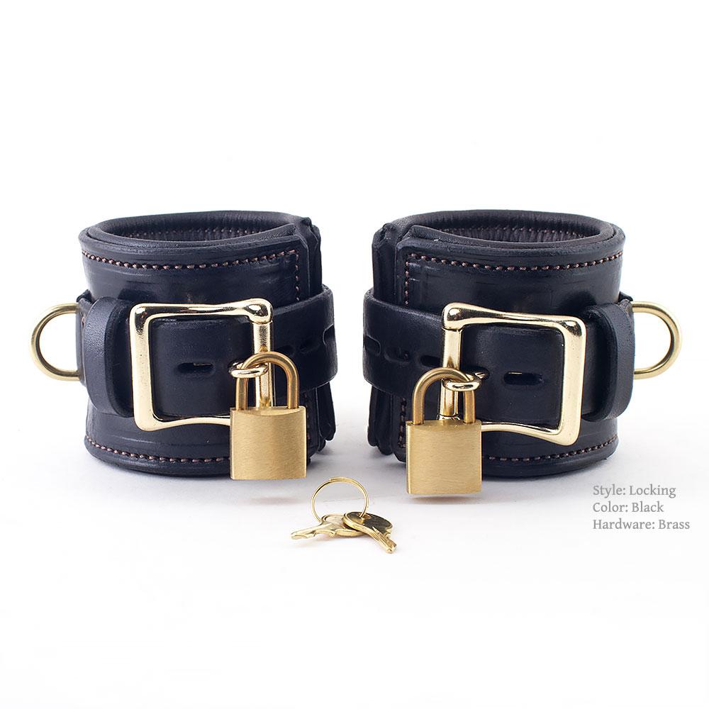 Heavy Duty Padded Locking Cuffs