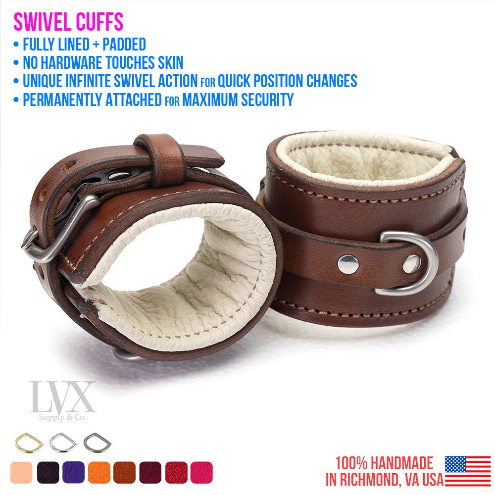 Classic Padded Attached Swivel Cuffs