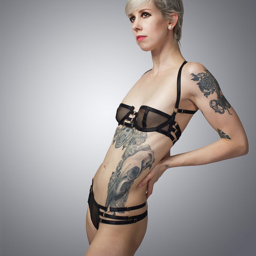 Deco Balconette Bra | Handmade Lingerie by LVX Supply