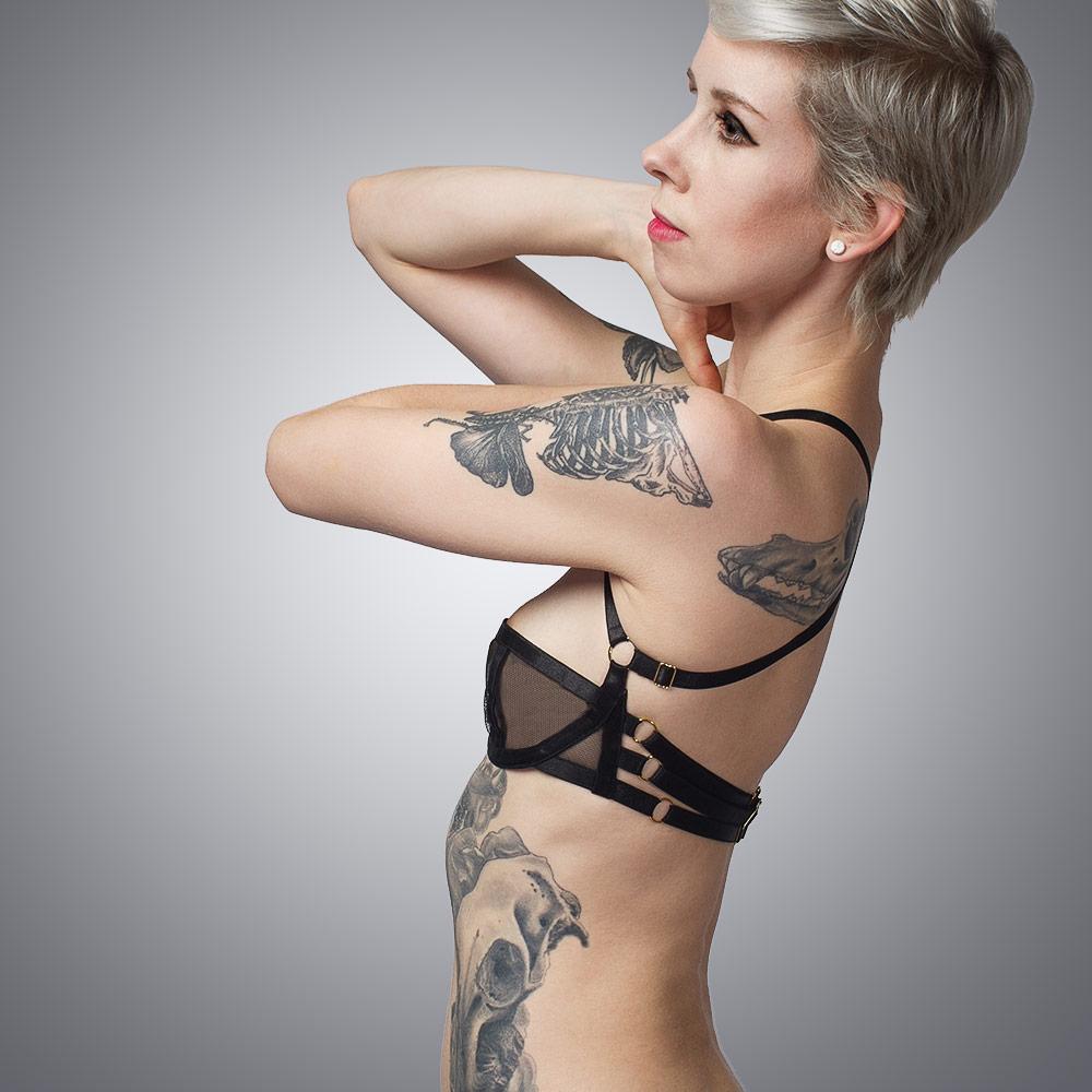 Deco Balconette Bra | Handmade Lingerie by LVX Supply