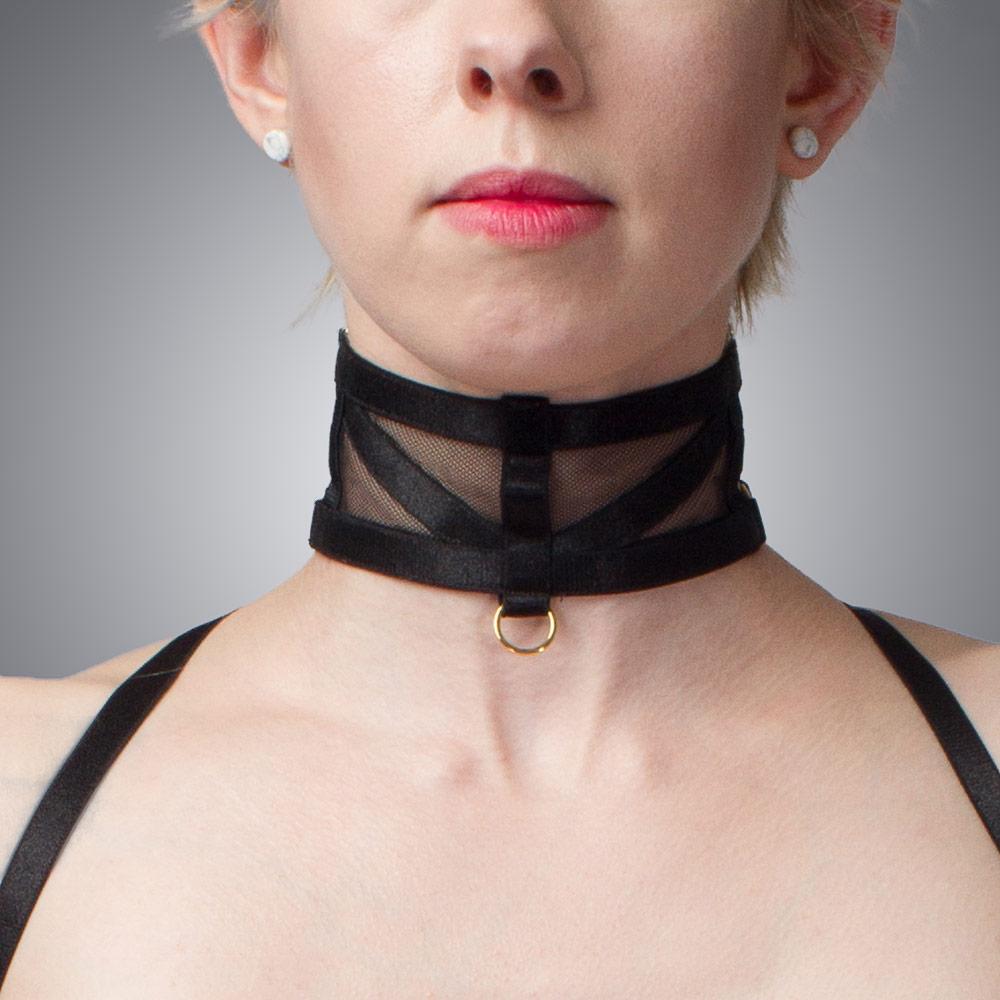 Deco Satin Collar | Handmade Lingerie by LVX Supply & Co.