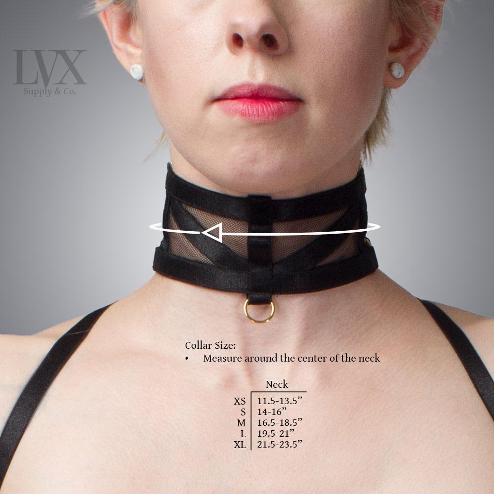 Deco Satin Collar | Handmade Lingerie by LVX Supply & Co.
