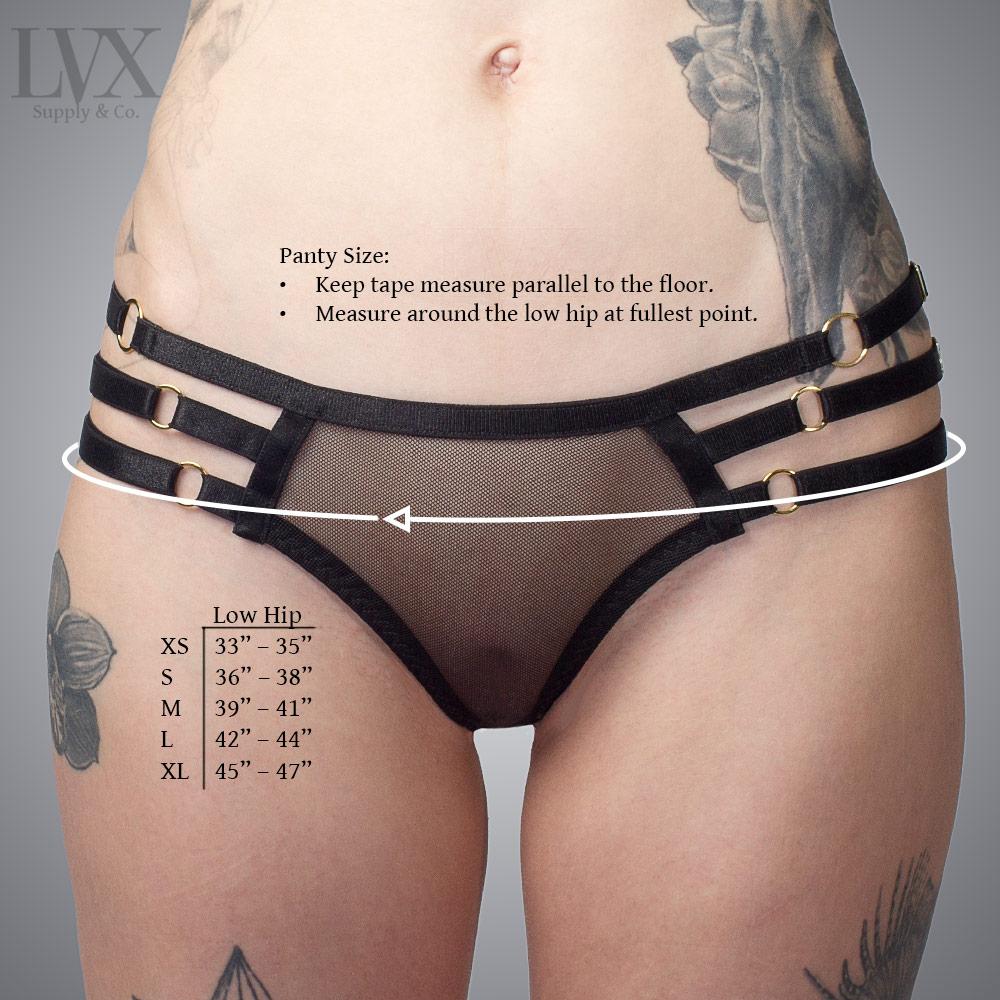 Deco Thong Panty | Handmade Lingerie by LVX Supply
