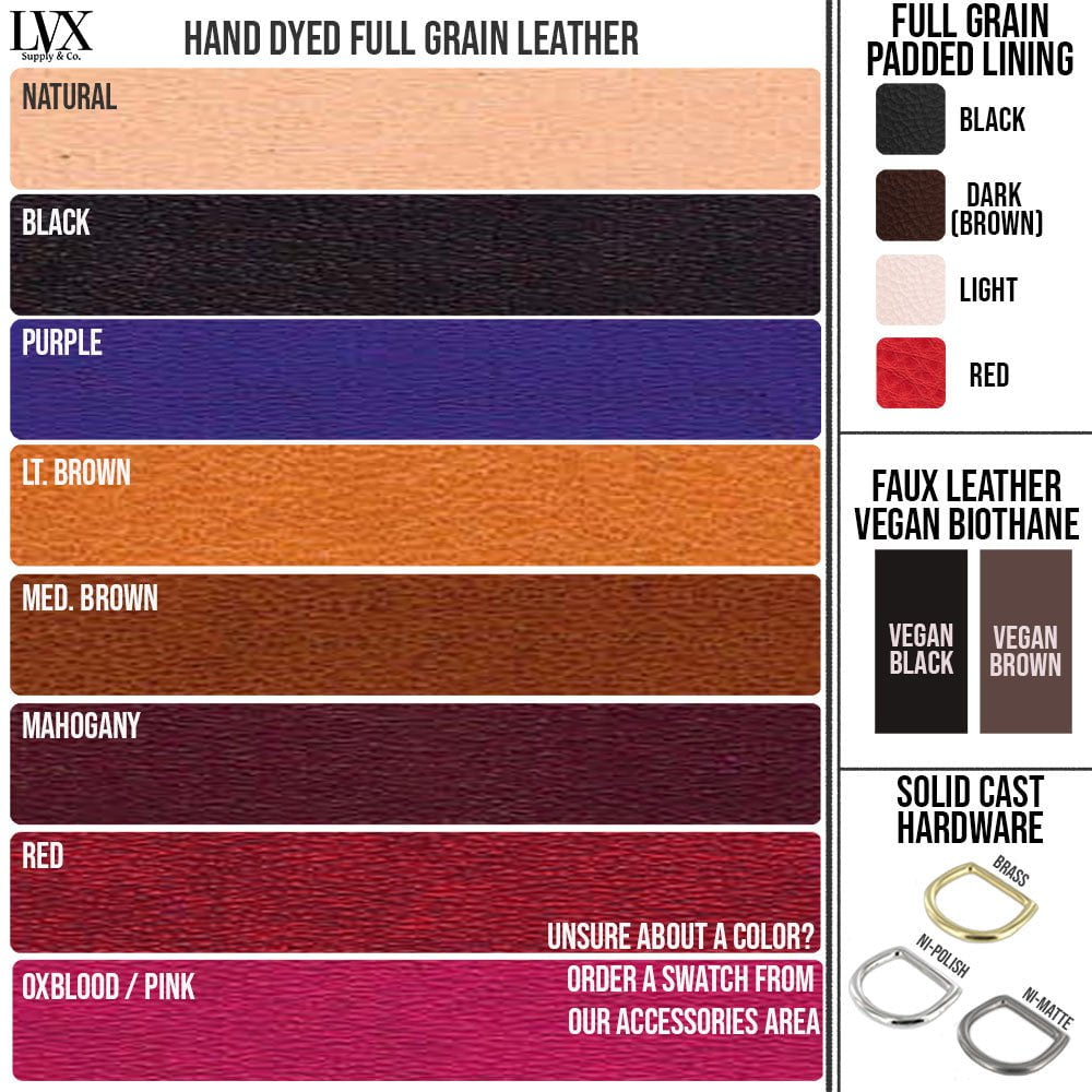 BDSM Leather Restraint Set | Luxury Bondage | LVX Supply & Co.