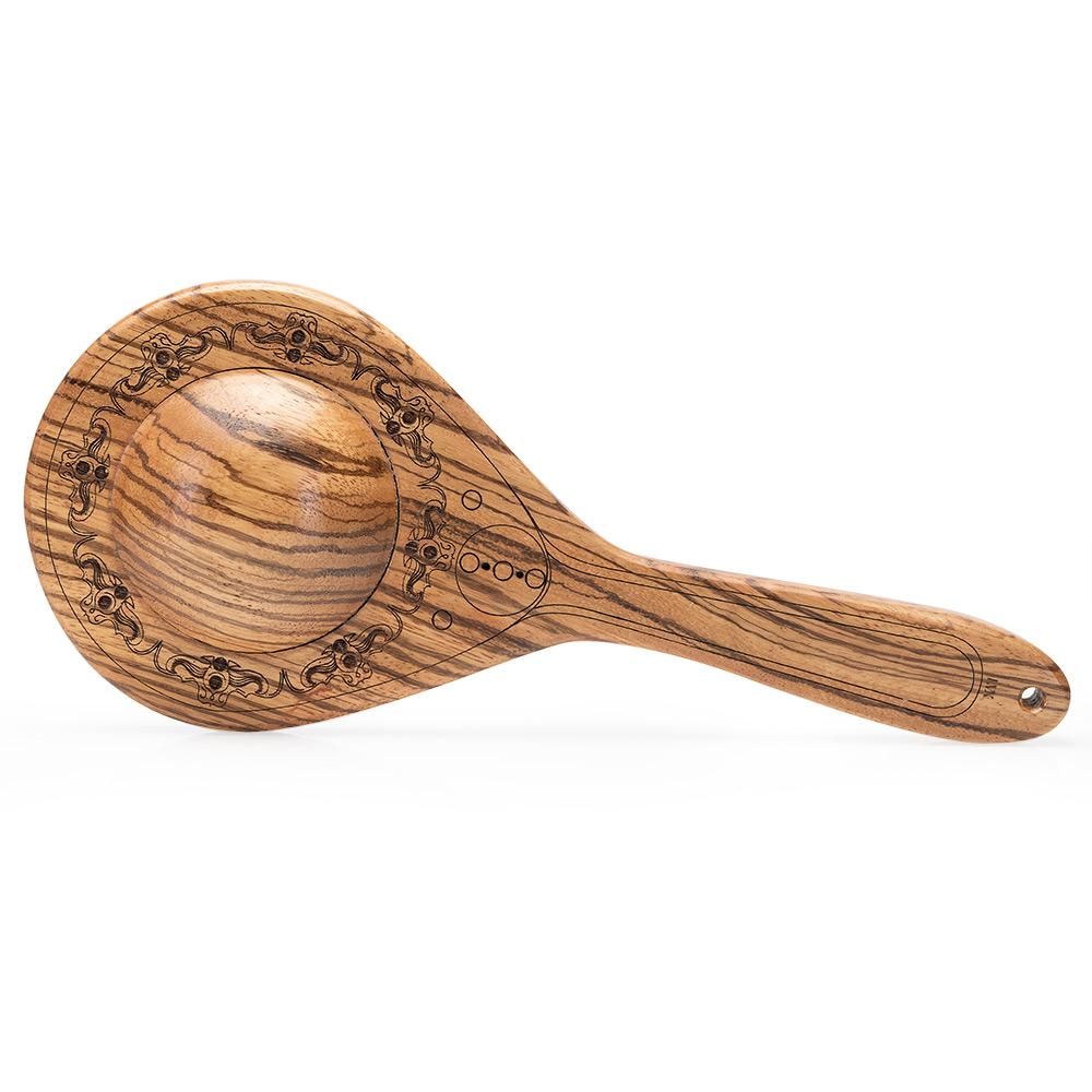 Zebrawood Thuddy Dome Spanking Paddle | BDSM Paddle | Impact by LVX Supply &amp; Co