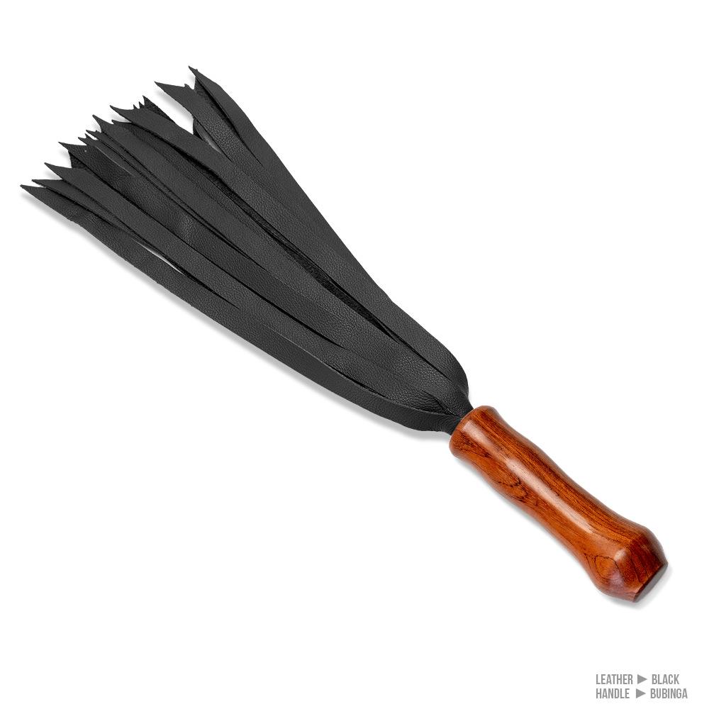 Angle Cut Leather Flogger [20 Falls]