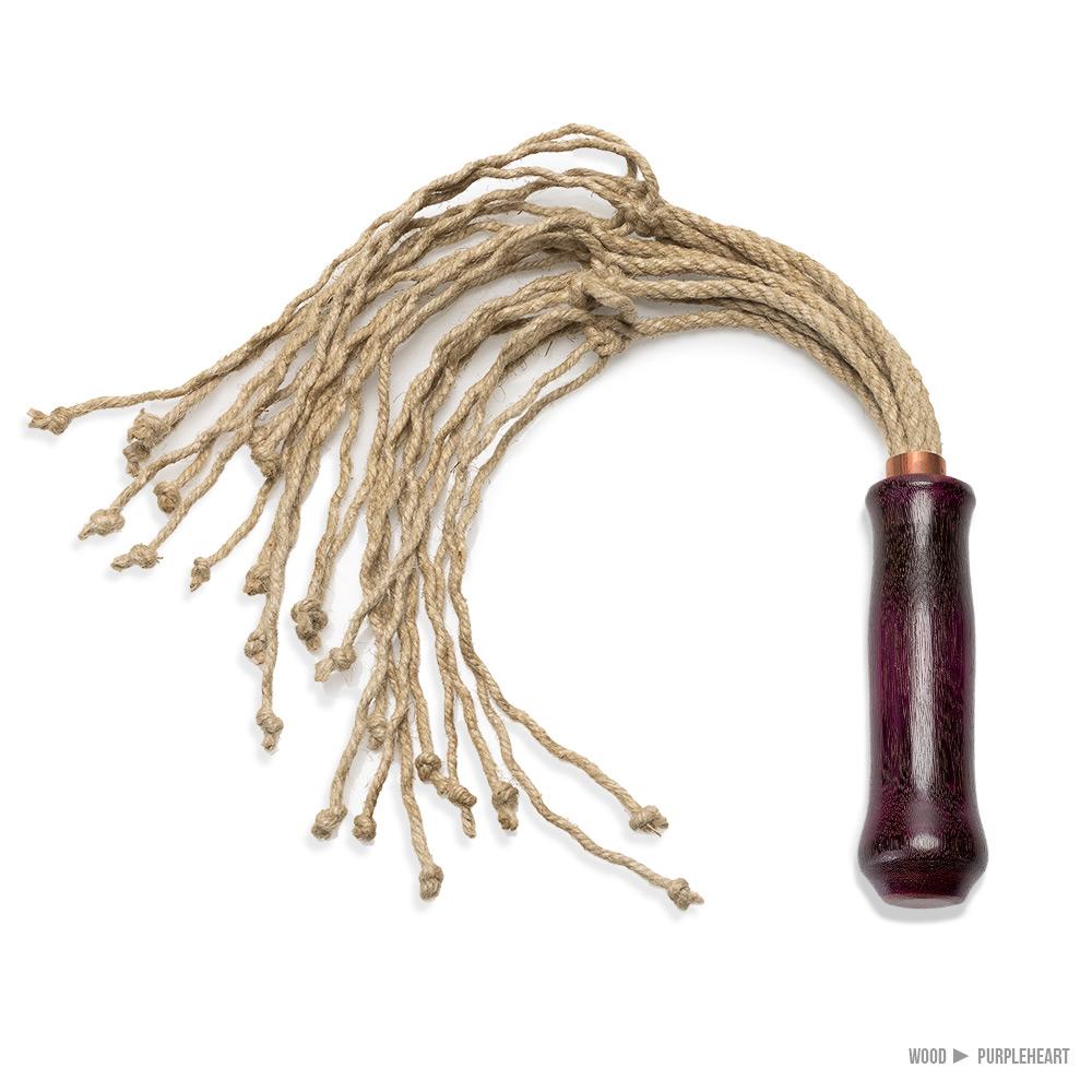 Vegan Hemp Rope Flogger [24 Falls]