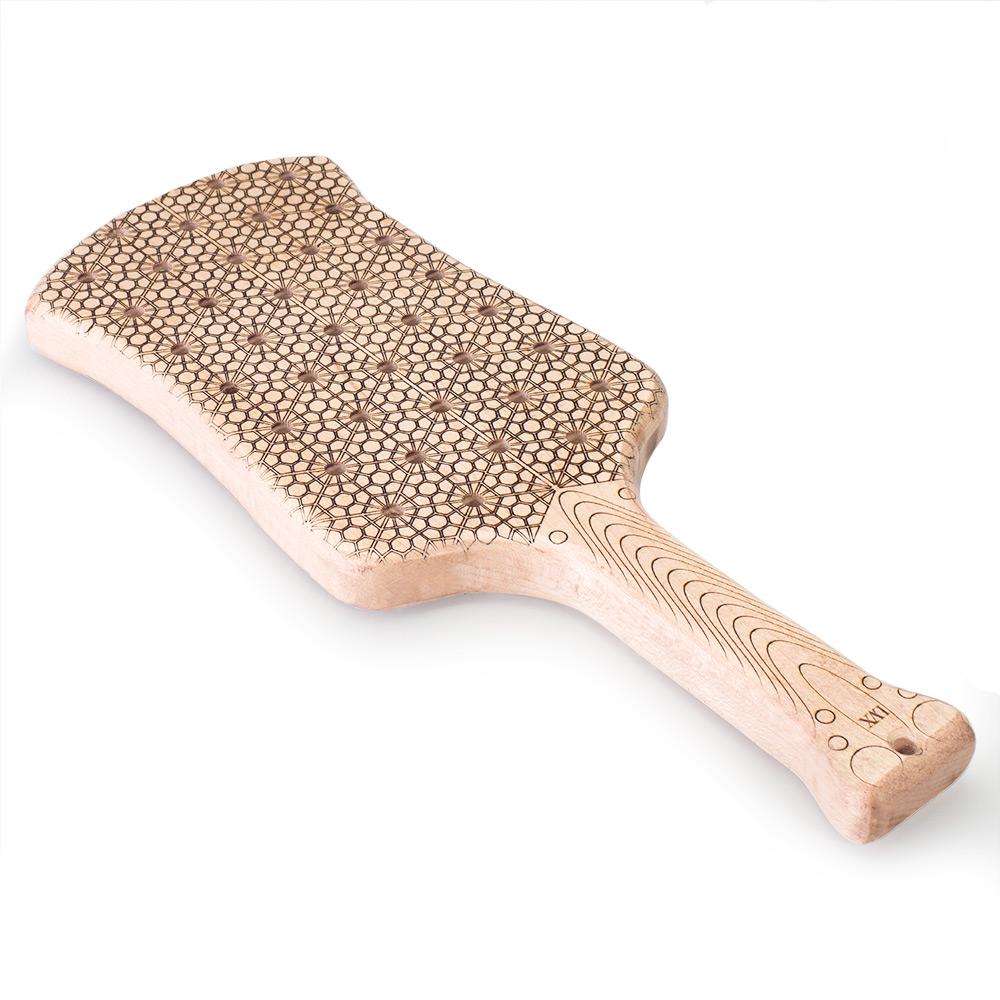 Hex Polka BDSM Spanking Paddle | Handmade Premium BDSM by LVX Supply