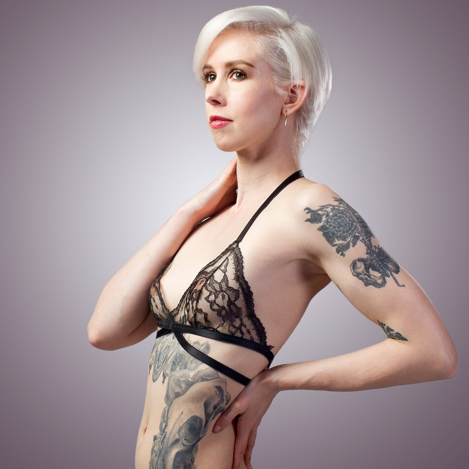 Classic Sheer Mesh Bra | Handmade Lingerie by LVX Supply