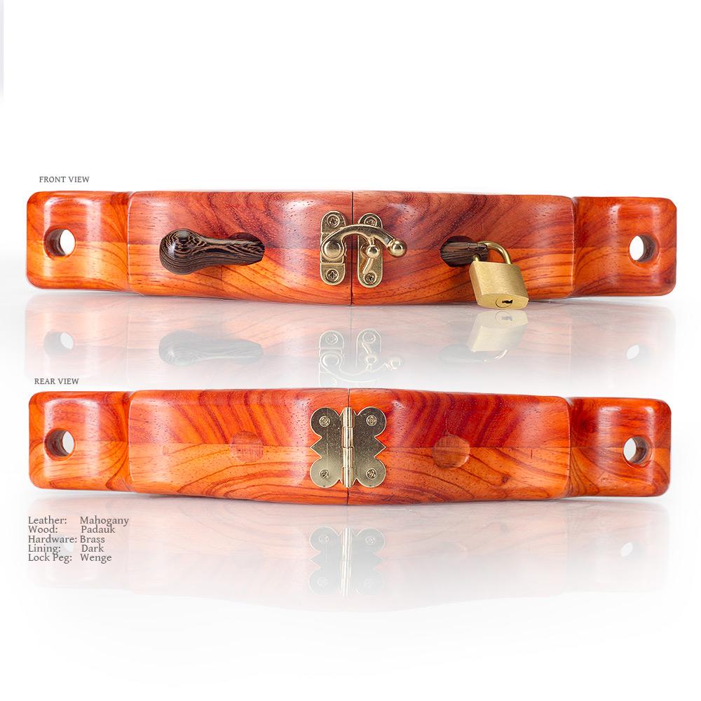 Wood &amp; Leather BDSM Collar