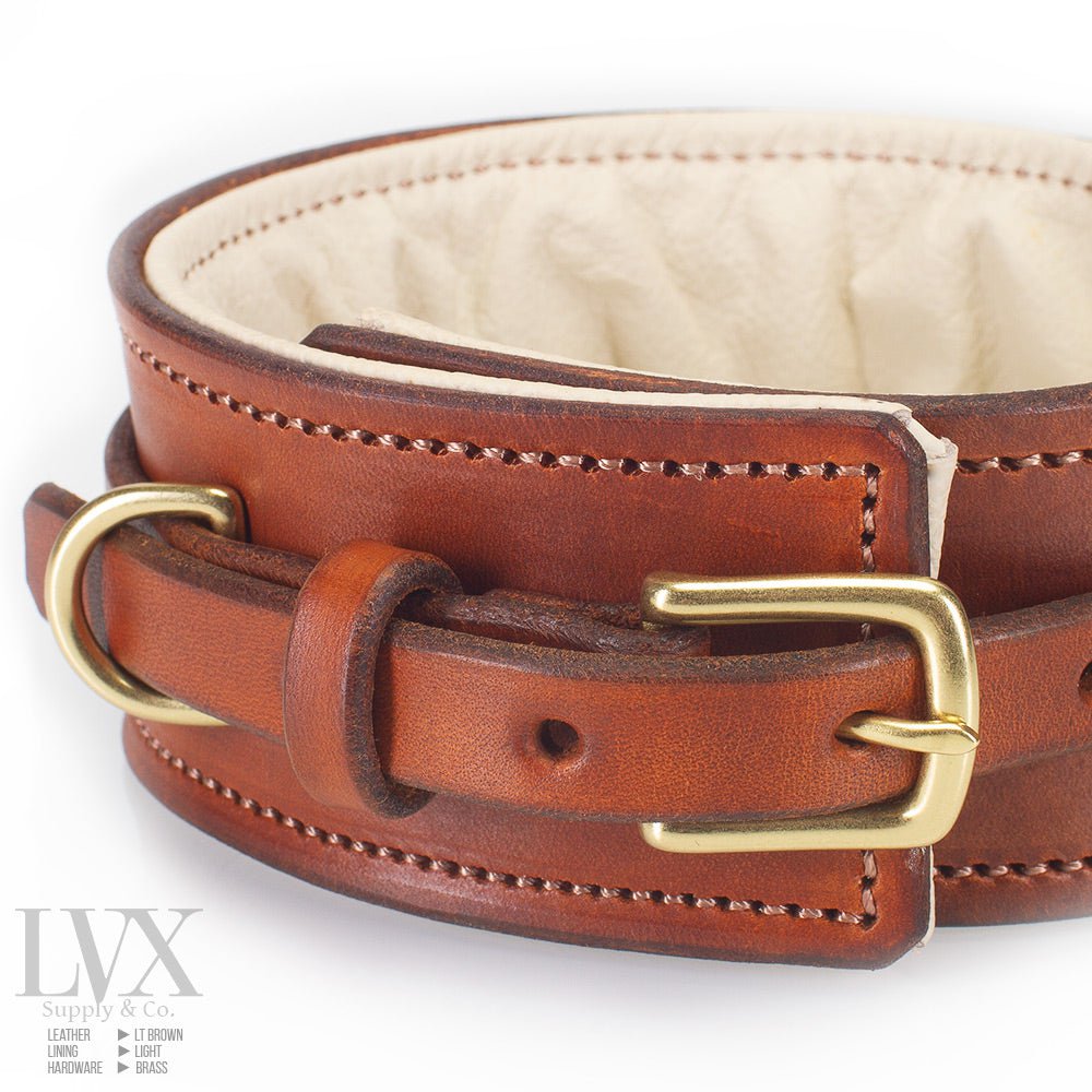 Padded Leather Collar & Cuffs [SET]