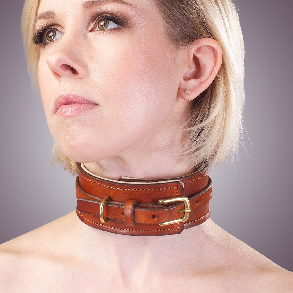 Padded Leather Collar & Cuffs [SET]