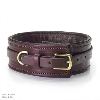 Classic Padded Leather Collar & Cuffs [SET]