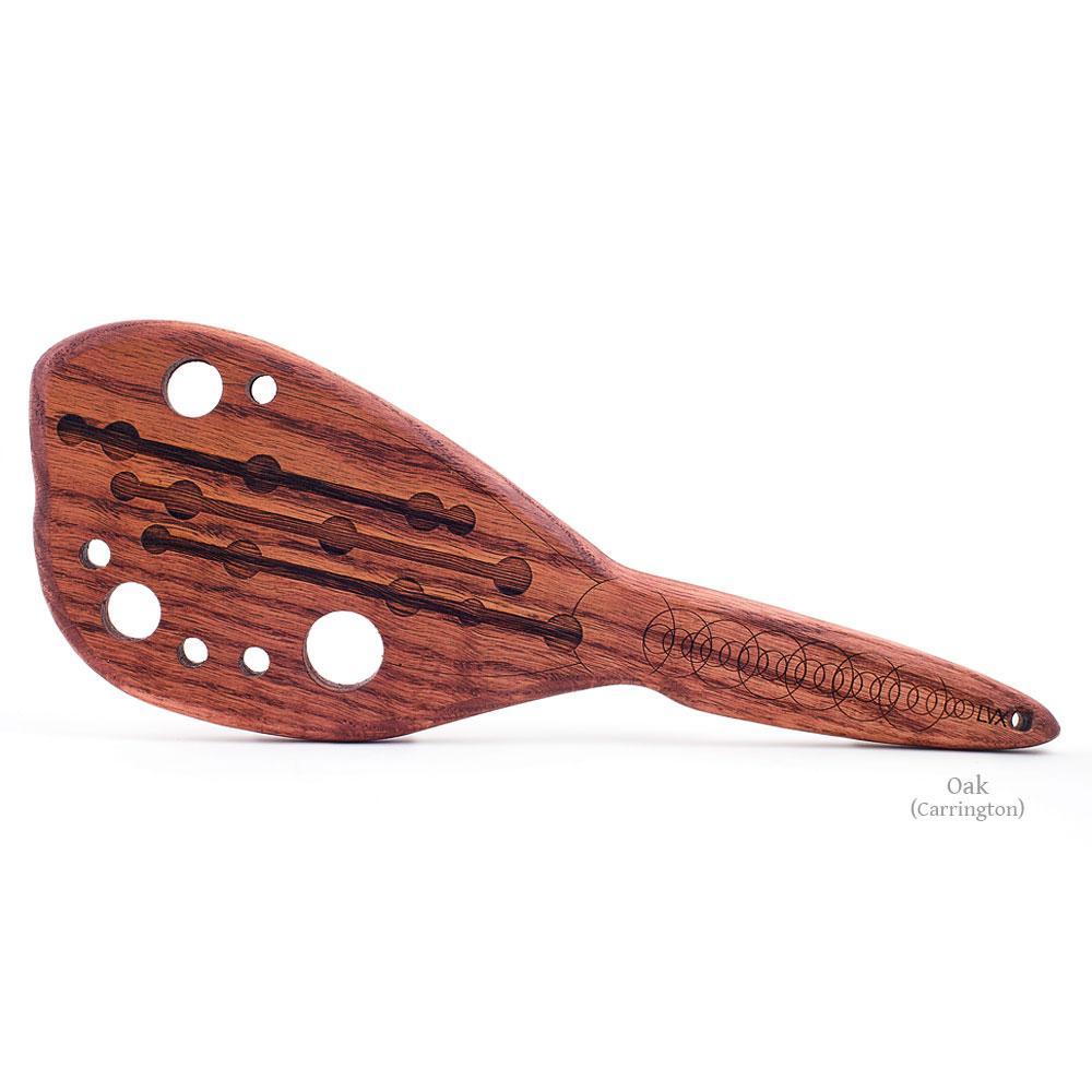 Oak (Carrington) Handmade BDSM Paddle for Spanking | LVX Supply & Co. 
