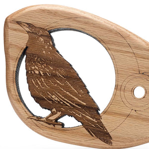 Handmade Raven Engraved BDSM Spanking Paddle by LVX Supply & Co