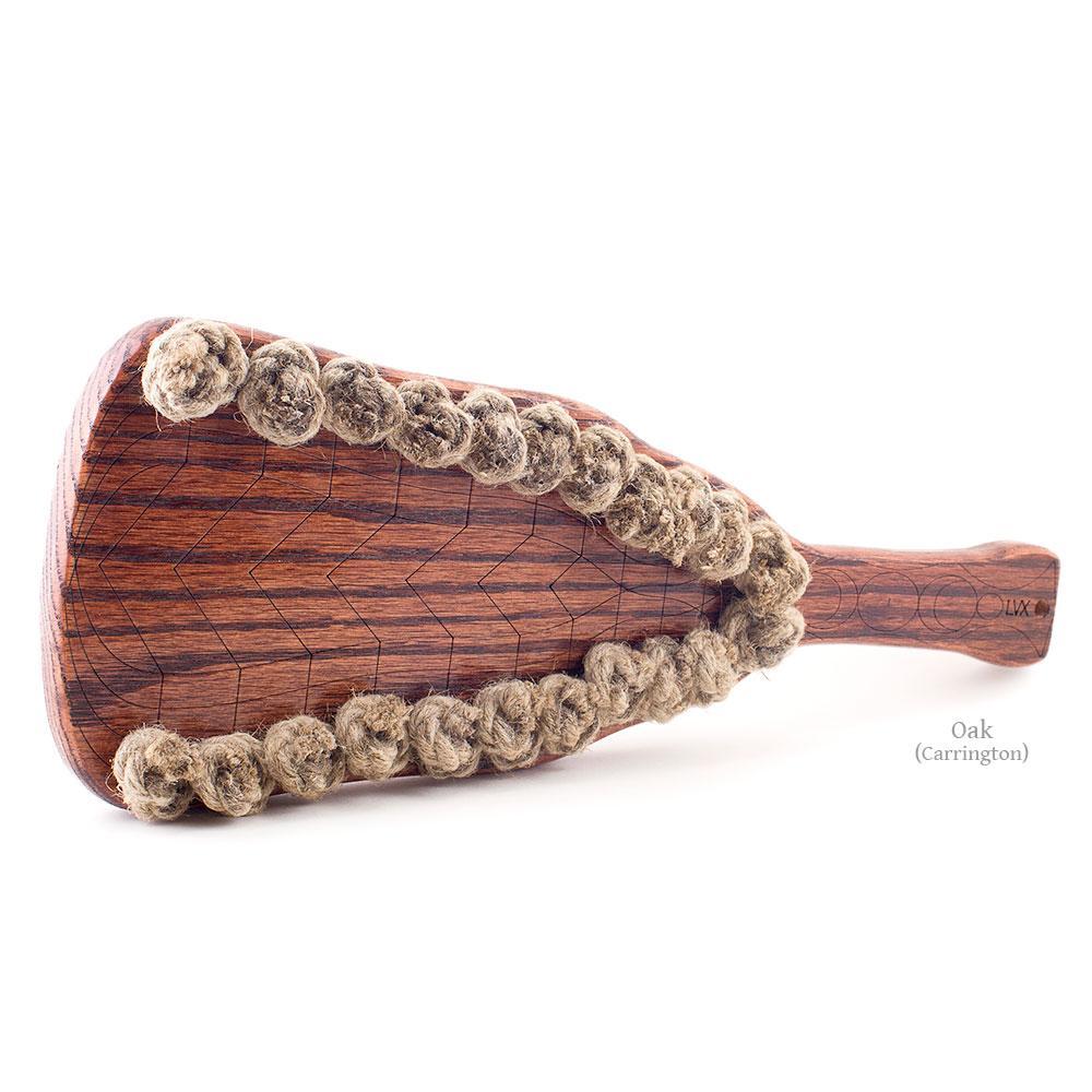 Oak (Natural) BDSM Rope Paddle for Thuddy Spanking | LVX Supply & Co