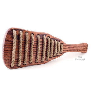 Oak (Natural) BDSM Rope Paddle for Thuddy Spanking | LVX Supply & Co
