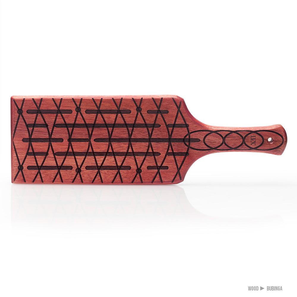 Bubinga Slotted Paddle | Handmade BDSM Paddle by LVX Supply & Co