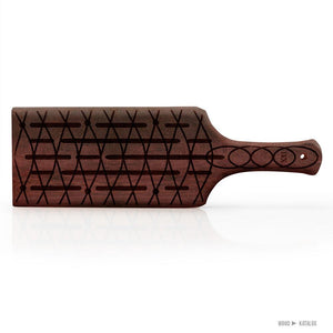 Katalox Slotted Paddle | Handmade BDSM Paddle by LVX Supply & Co