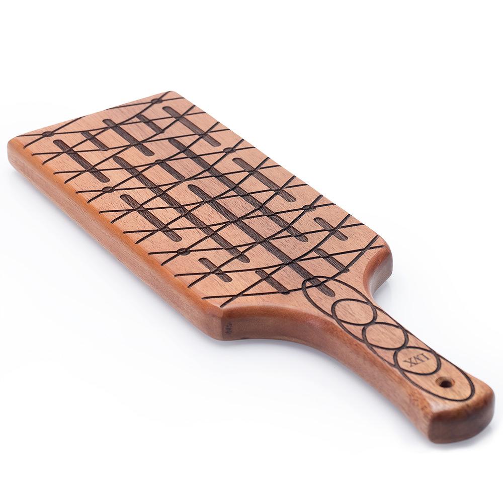 Mahogany Slotted Paddle | Handmade BDSM Paddle by LVX Supply & Co