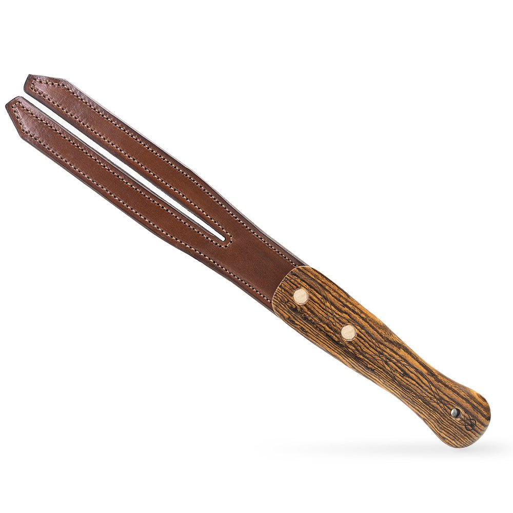 Split &amp; Stitched Leather Tawse Paddle