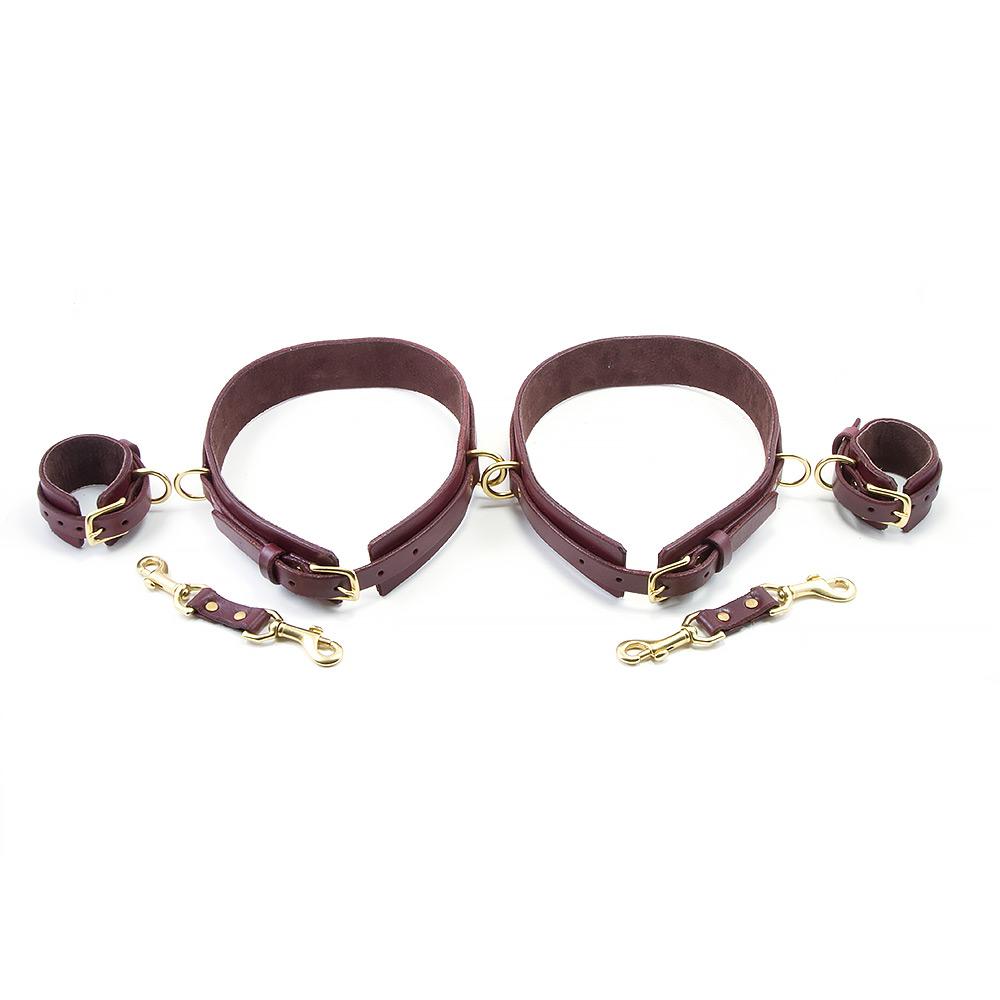 Thigh Harness &amp; Cuffs [Suede-Lined]