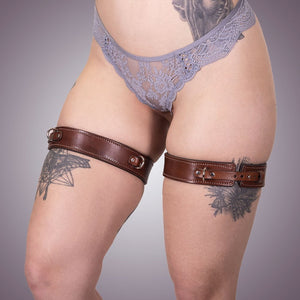 Quick-Release Padded Thigh Harness & Cuffs [Slim]