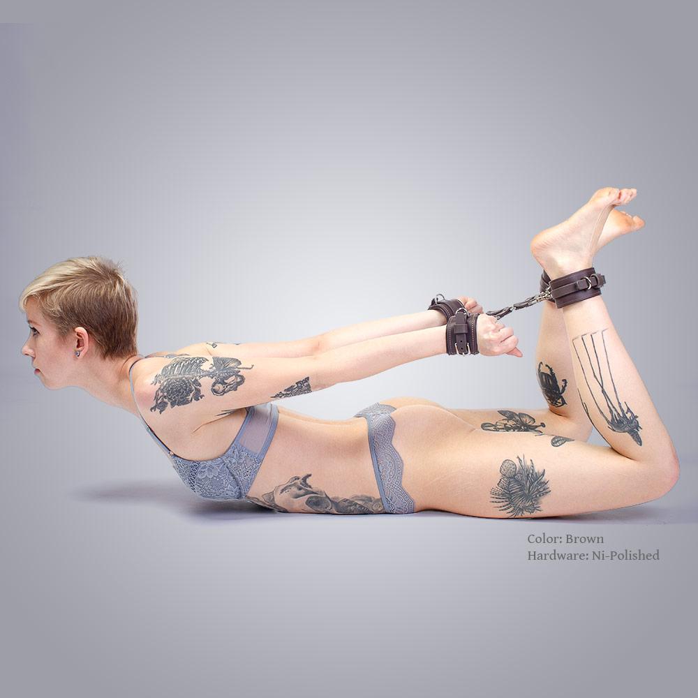 Vegan Padded Hog Tie &amp; Cuffs [Set]