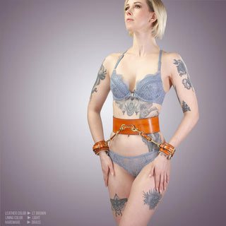 Classic Padded Waist Harness & Cuffs [SET]